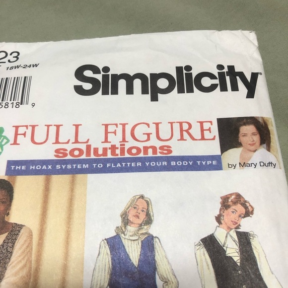 Vintage Simplicity 9123 pattern - vest- duster- pull up pants- button up jumper. - Picture 3 of 9